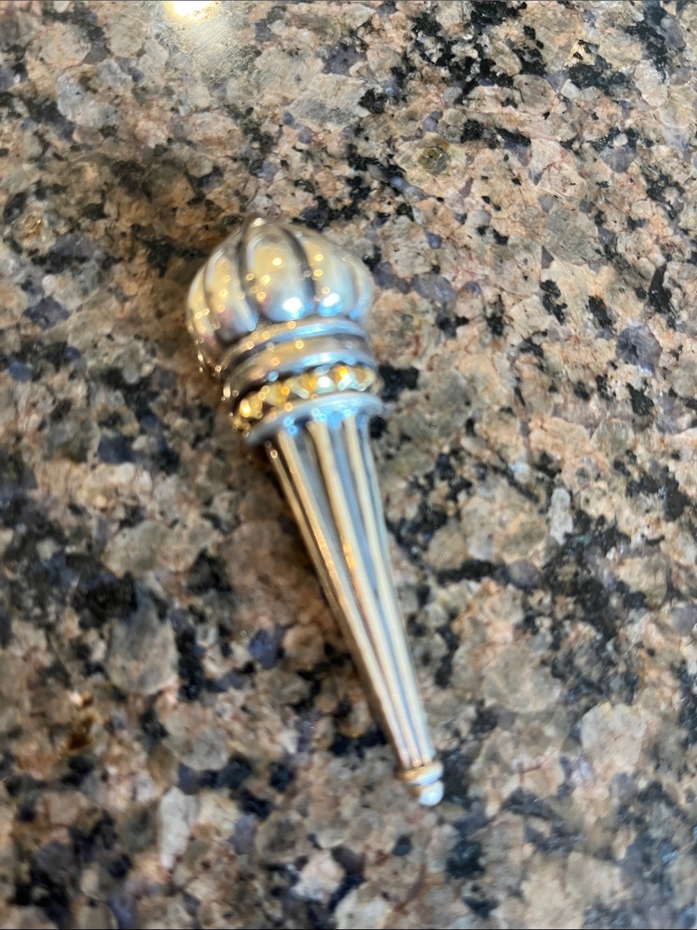 Vintage Lagos Caviar Torch Pin